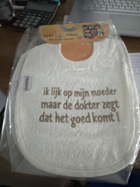 Slab. Ik lijk op mijn moeder maar de dokter zegt dat het goed komt cremé/bruin
