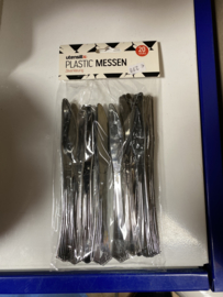 Messen zilver 20  pcs