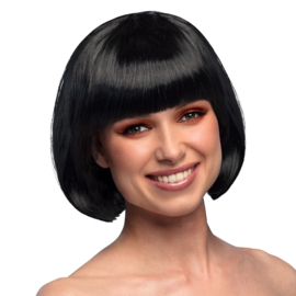 Pruik Cabaret zwart