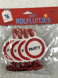 4 rolfluitjes party