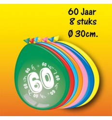 60 jaar ballonnen