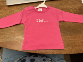 Truitje Lief (maat 62) 6maanden roze