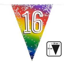 vlaggenlijn 16   6 meter