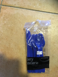 Bestek Cobalt blue 18 stuks