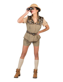 Safari Lady Shirt shorts belt maat 36/38