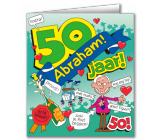 Verjaardagskaart 50 jaar  Abraham