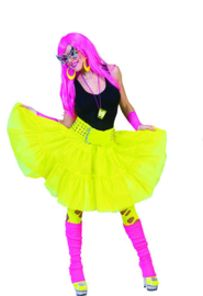 Neon yello skirt one size