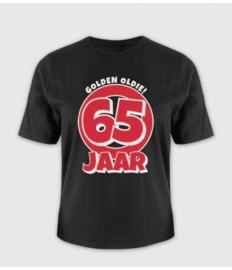 T-shirt 65 jaar  one size