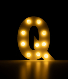 light Letter Q