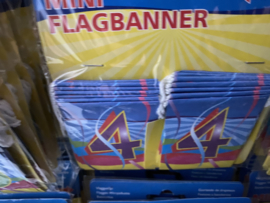 Flagbanner  4 jaar stoelslinger