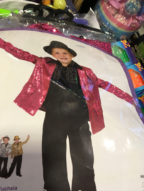Disco Pink Jacket maat 164