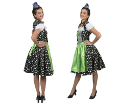 Tirol dress Edelweiss Dress with Shirt Apron maat 40/42