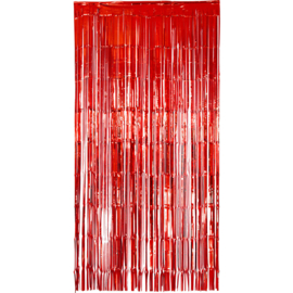 Deurgordijn folie rood 2x1m Art. nr.: 09211 Deurgordijn folie rood 2x1m. Inhoud: 1 deurgordijn. Bijvoorbeeld te gebruiken tijdens de volgende feestgelegenheid/feestgelegenheden: Themafeest, Verjaardag en Kinderfeestje. Het artikel is 2x1 mete