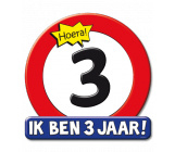 Ik ben 3 jaar deurbord