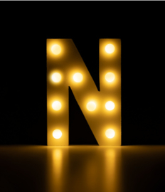 light Letter N