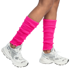 Beenwarmers Basic neon Roze