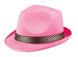 Hoed Funky Roze