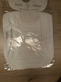 Slab. Ik ben Papa's kanjer wit/roze