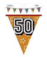 Vlaggenlijn 50 jaar ca 8 meter