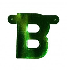 Banner letter B Groen 1 pcs