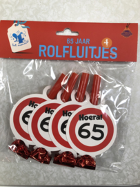 4 rolfluitjes 65 jaar