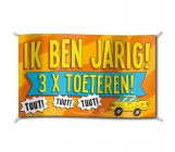 Ik ben jarig 3 x toeteren