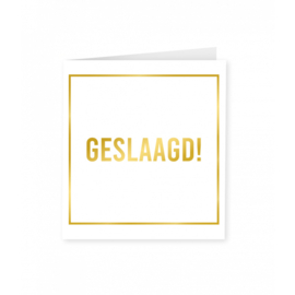 Kaart Geslaagd