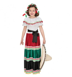 Mexicaanse Dress , Headband 10/12 jaar