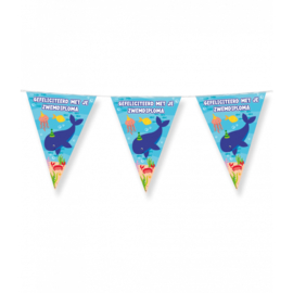 Party Flags foil - Zwemdiploma