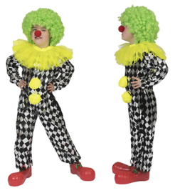 Clown peppino jumpsuit collar maat 116