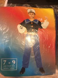 Popeye  maat 7/9 jaar 134/140