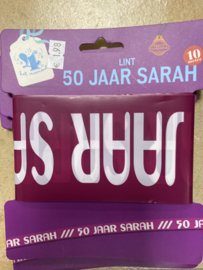 Lint Sarah 50 jaar