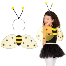 Set Honingbij kind Set Honingbij kind (diadeem en vleugels)
