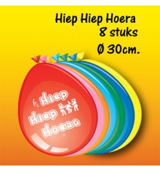 Hiep hiep hoera ballonen