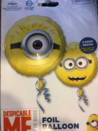 Minions Folie ballon 43 cm wordt geleverd zonder helium