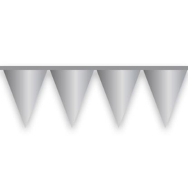 Vlaggenlijn 10 meter zilver
