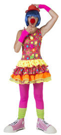 Sparkling star clown Dress woman maat 32/34