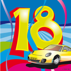 Servetten 18 jaar