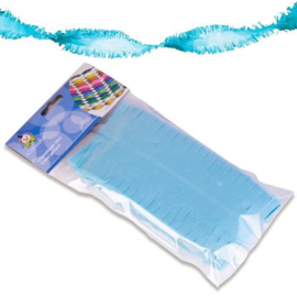Crêpe geland 6 meter blauw