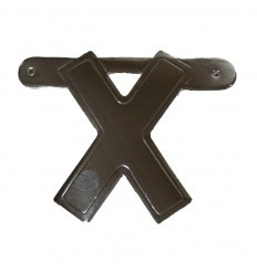 Banner letter X Zilver 1 pcs