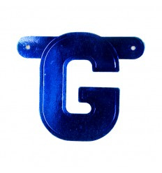 Banner letter G Blauw 1 pcs
