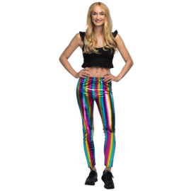 Legging Metallic regenboog (M)