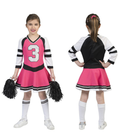 Cheerfull cheerlader girl dress maat 116