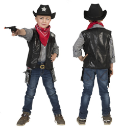 Cowboy vest Black Boy maat 116