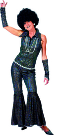 Disco tuniek Zwart maat 36/38