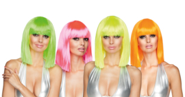 Dance wigs Neon Green