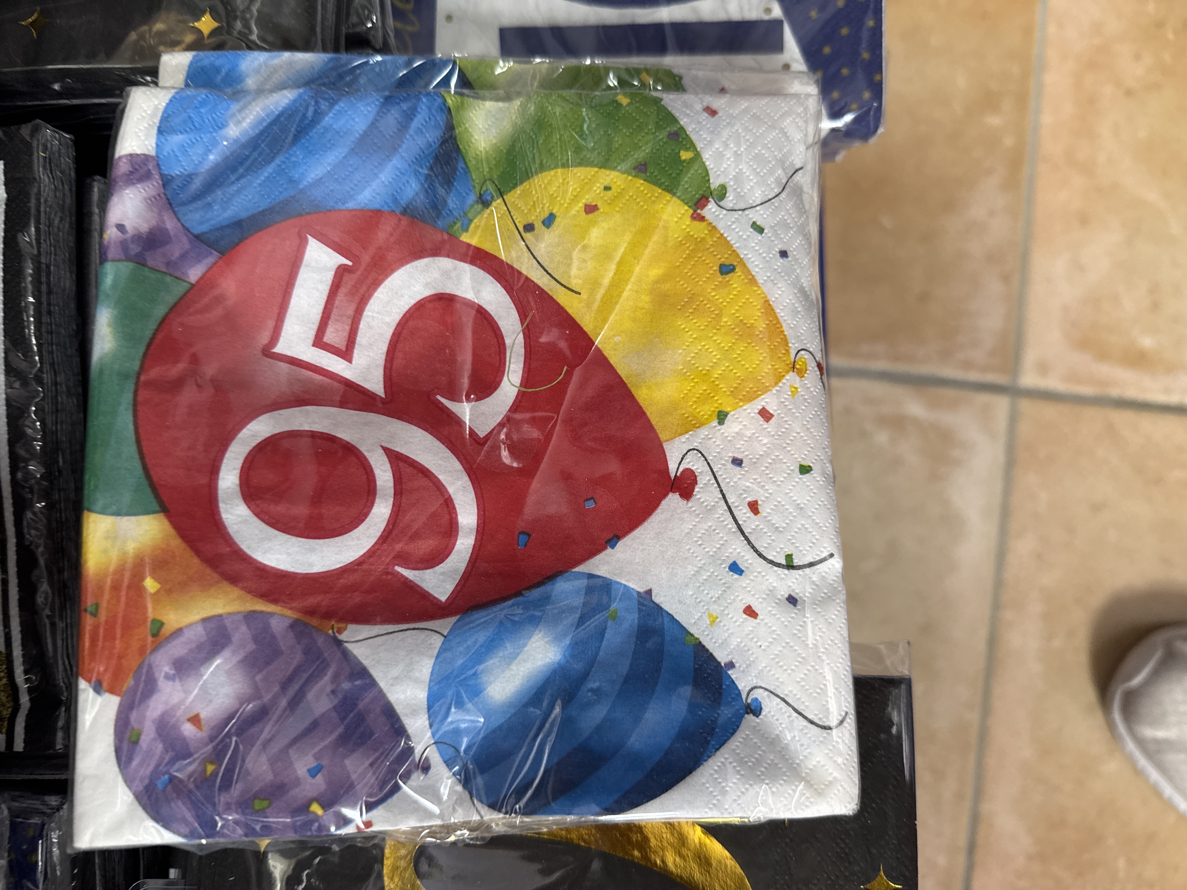 Servetten 95 jaar 16 stuks