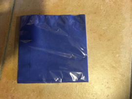 Servetten 33x33 cm Cobalt blue