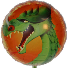 Folie ballon Dragon 45 cm  met  helium af te halen in de winkel of bezorgd in berkel en rodenrijs bergschenhoek bleiswijk pijnacker