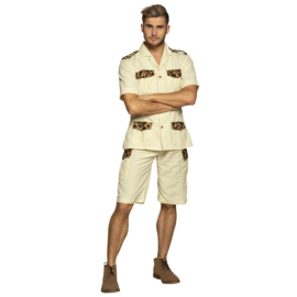 Kostuum Safari man (M/L)